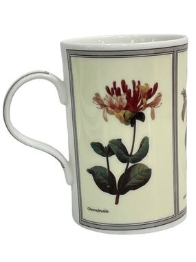 WREN Botanica Floral Fine Bone China Tea Cup Coffee Mug Made in England 10 Oz